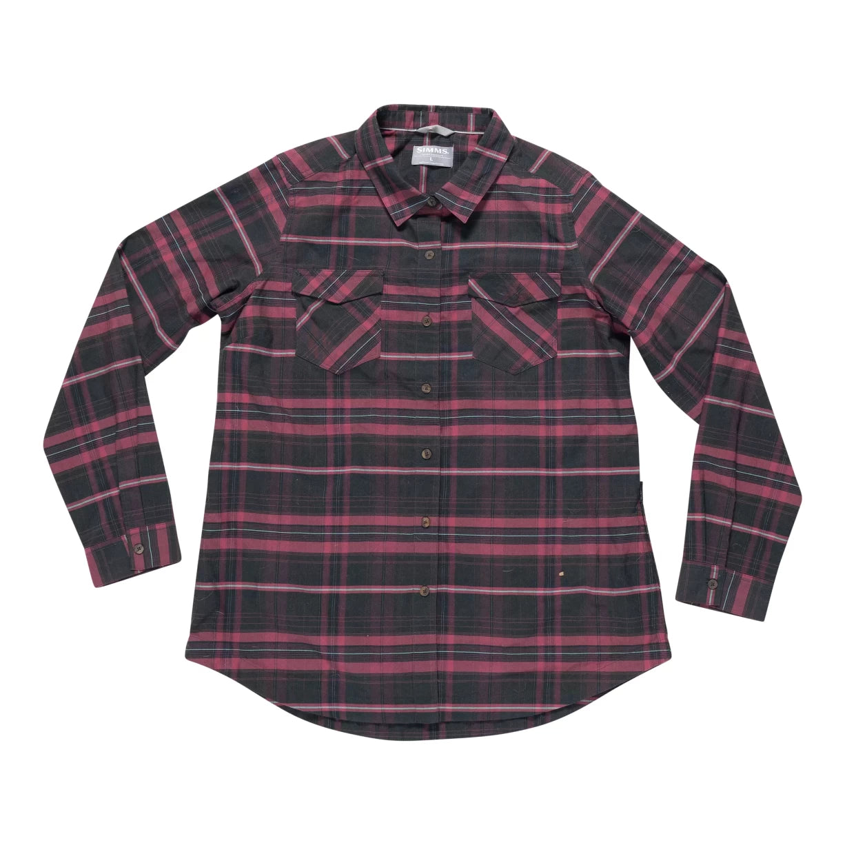 Simms Long-Sleeve Button-Down Shirt - Women's-- Zippered Front Buttoned Front Snap Front