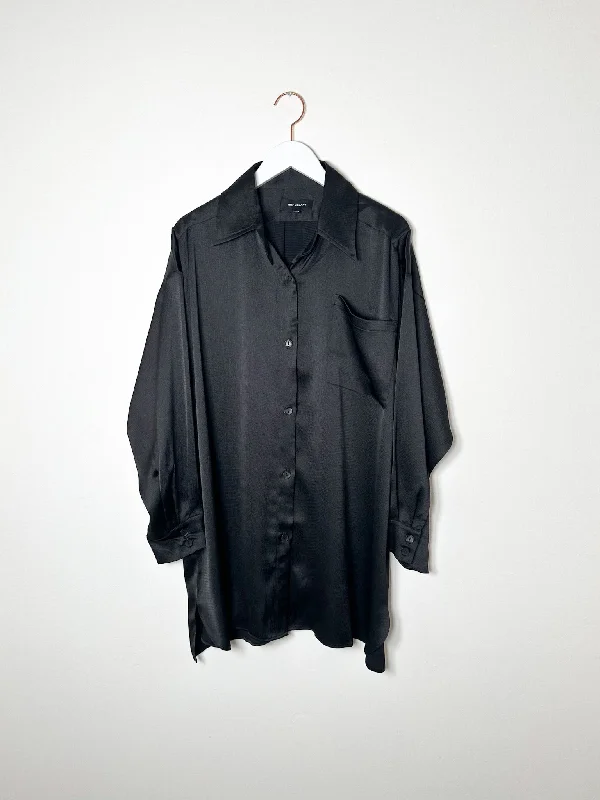 Toit Volant - Laurence Shirt - Black-- Wool Fabric Cashmere Fabric Tweed Fabric