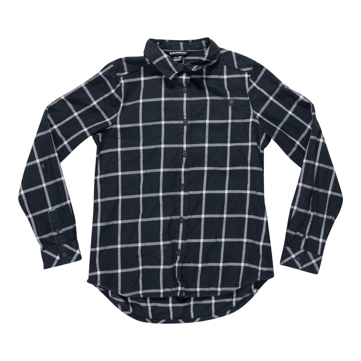 Black Diamond Serenity Flannel Shirt - Women's-- Solid Print Embellished
