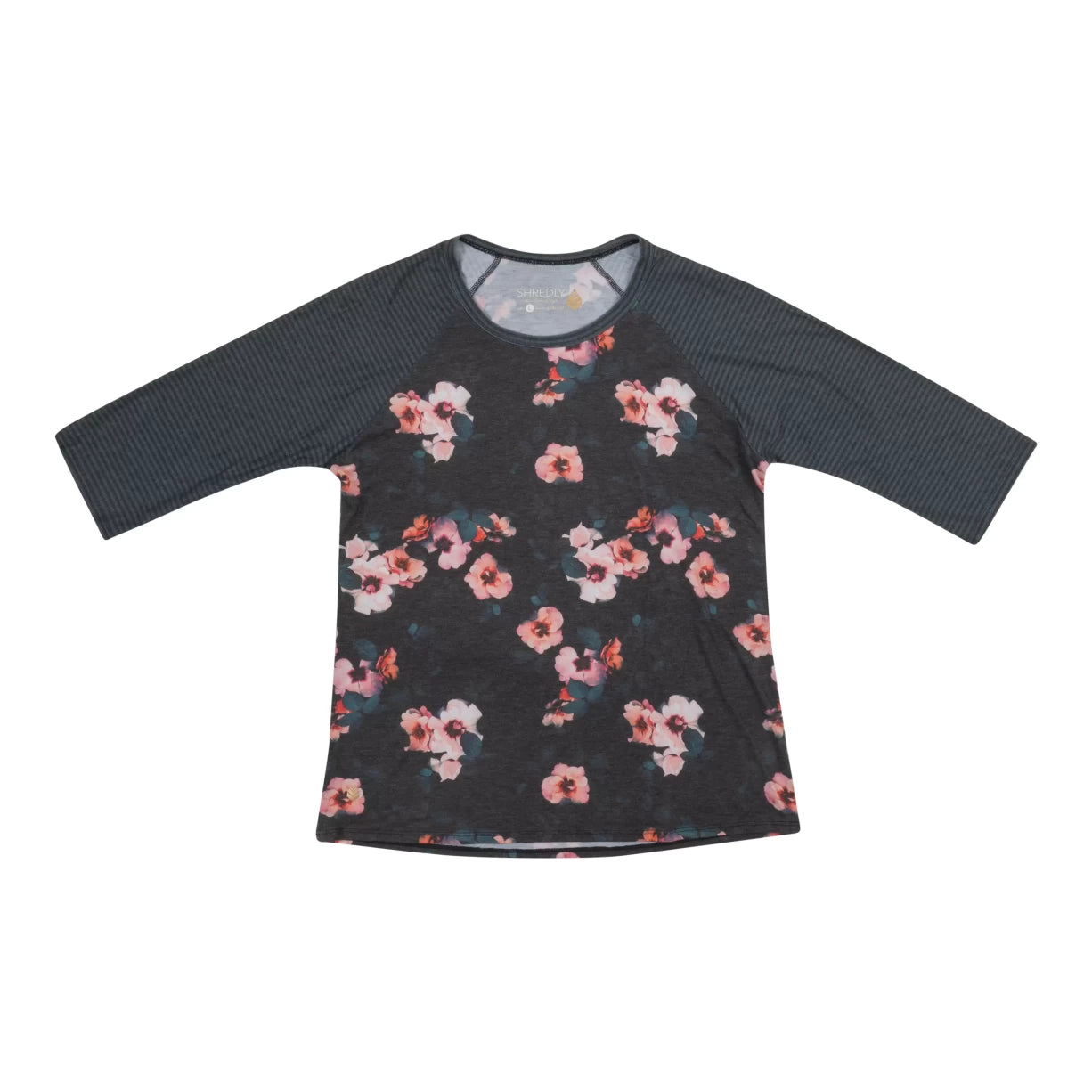 Shredly 1/4 Sleeve Shirt - Women's-- Mesh Blend Leather Blend Suede Blend