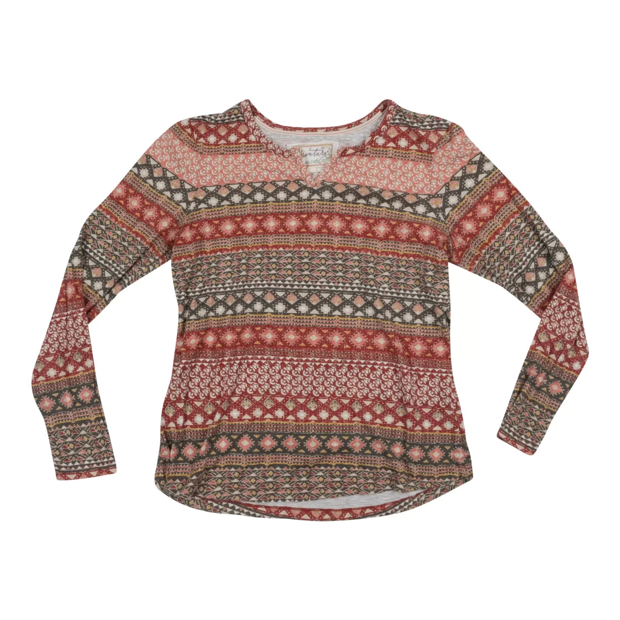 Aventura Casual Long-Sleeve Shirt - Women's-- Graphic Embroidered Appliqued