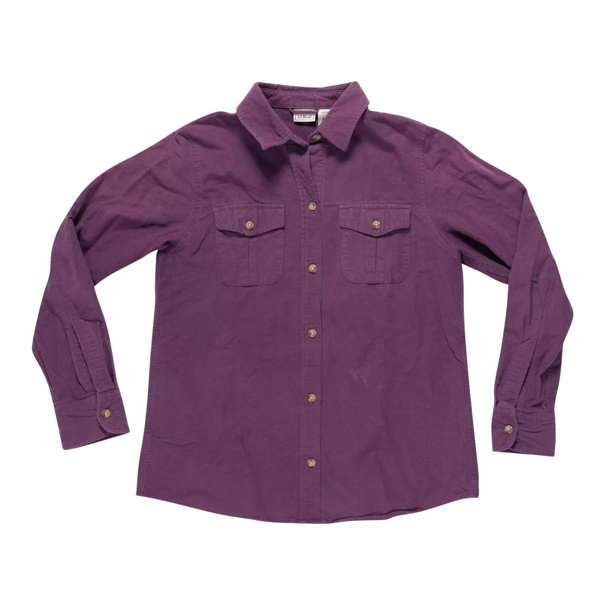 L.L.Bean Chamois Shirt - Women's-- Beaded Sequined Faux Fur
