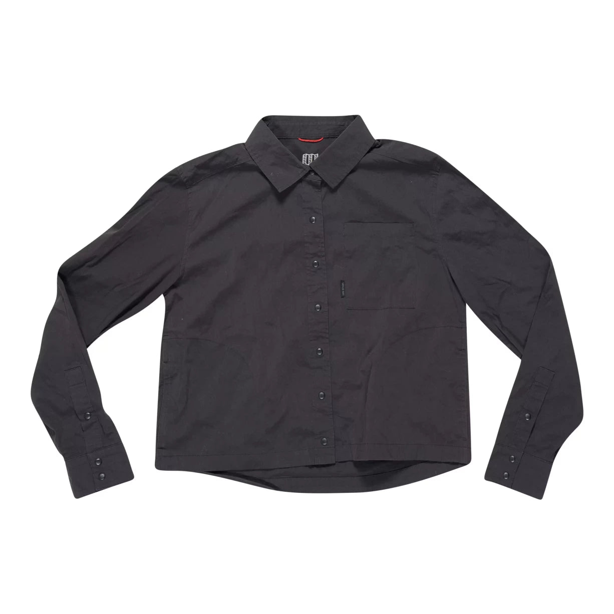 Topo Designs Long Sleeve Button Shirt - Women's-- Asymmetrical Pockets Print