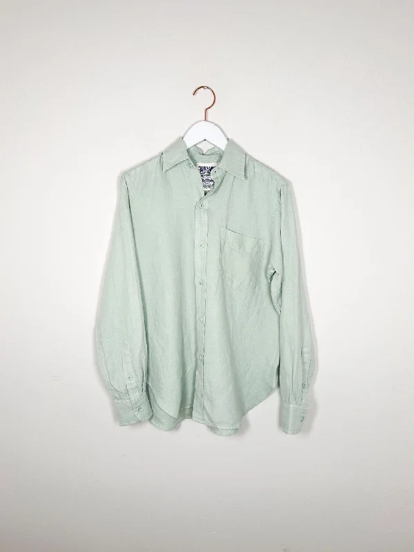 Jungmaven - Santa Fe Long Sleeve Shirt - Seafoam Green-- Casual Formal Business
