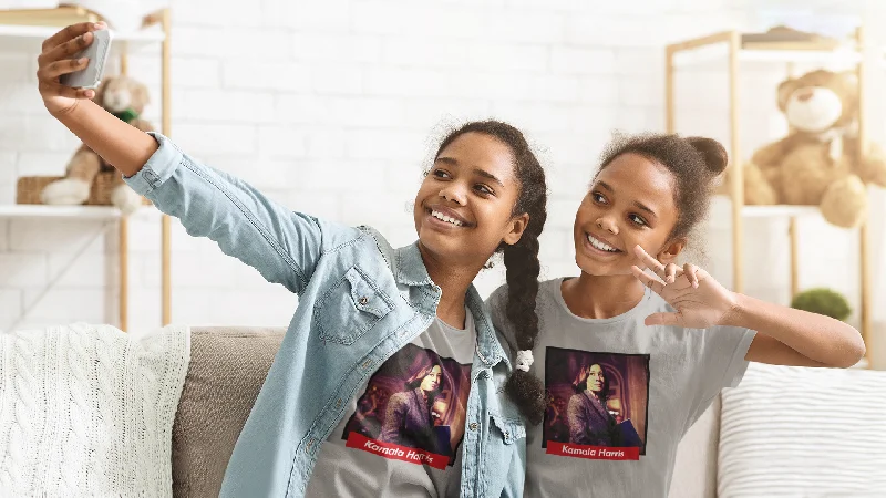 Kamala Harris Black History Shirt-- Terry Blend Velvet Blend Canvas Blend