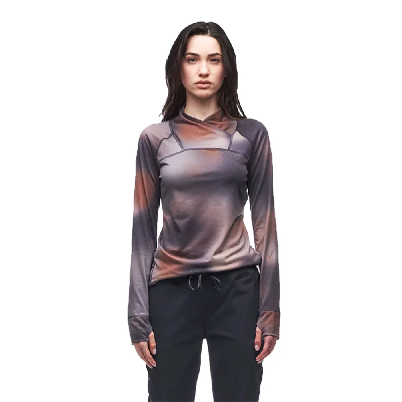 Indyeva Strika II Long Sleeve Womens Shirt-- Rayon Velvet Corduroy
