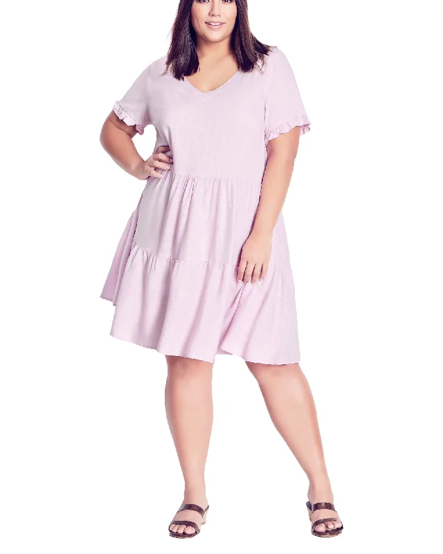 Love Tiered Mini Dress | Pink Stylish Summer Mini Dress