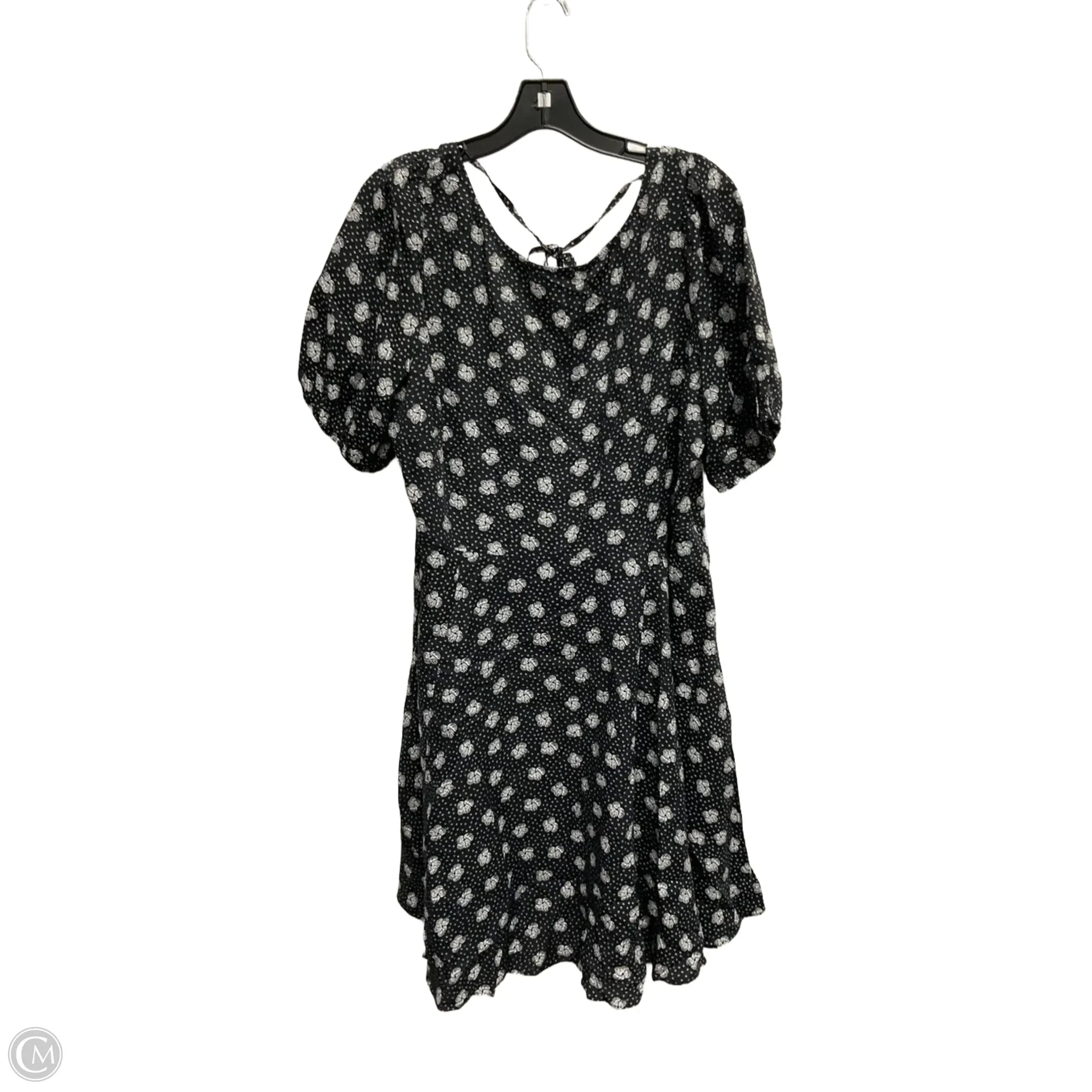 Dress Casual Midi By Ann Taylor In Black & White, Size: Xl Pencil Office Professional
