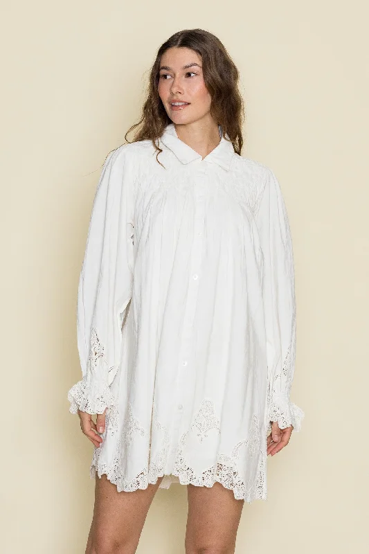 Leona Mini Dress Elegant Mini Dress with Ruffles