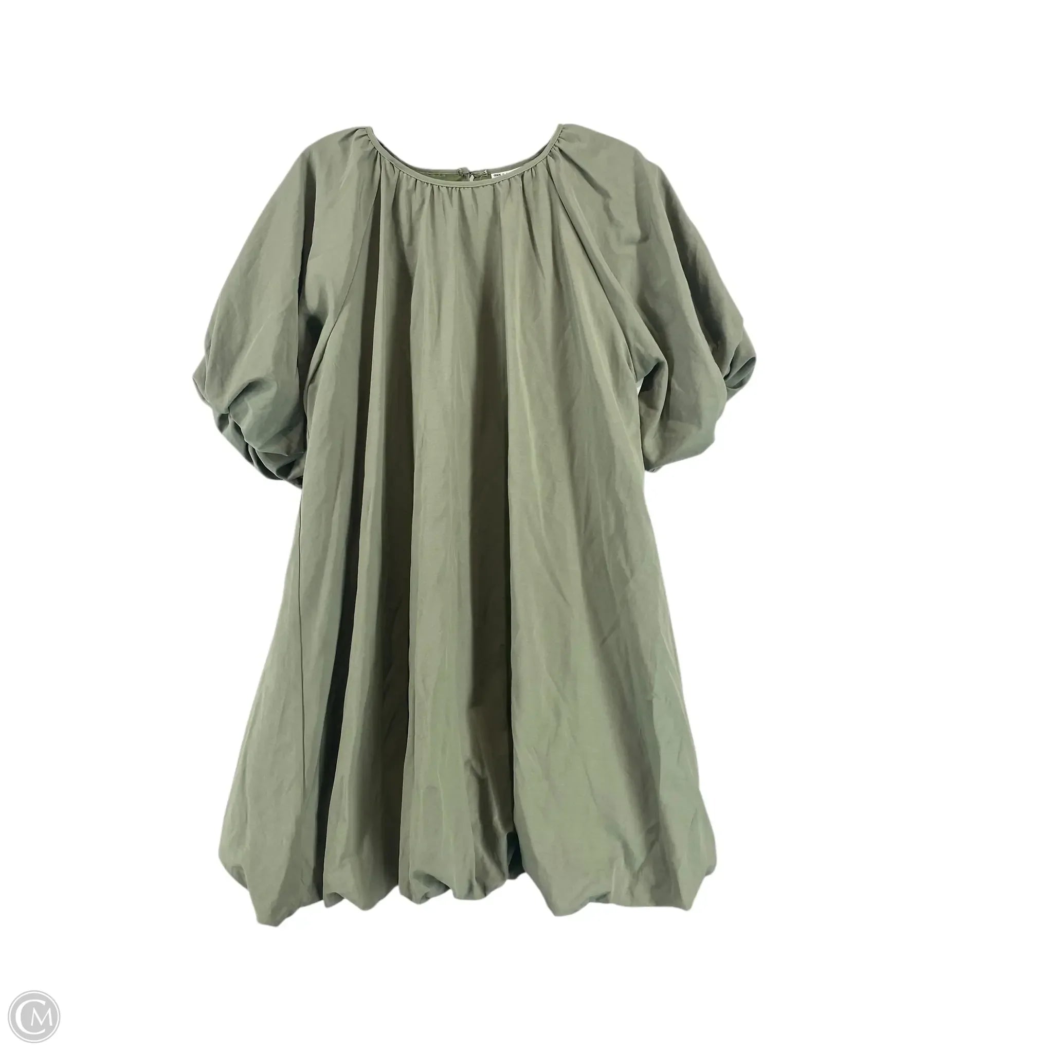 Dress Casual Short By Asos In Green, Size: 14 Tunics Distressed trendy
