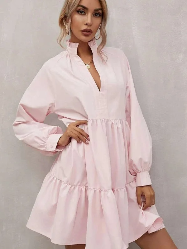 Flowy Mini Dress Stylish Spaghetti Strap Mini Dress