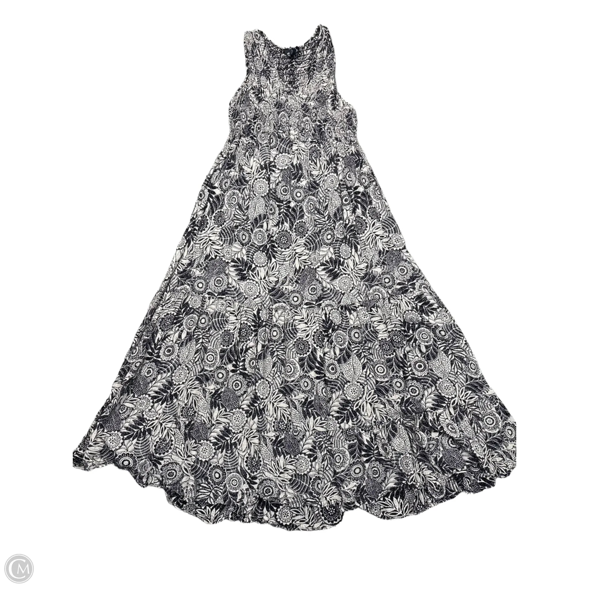 Dress Casual Maxi By Angie In Black, Size: Xl Tunics Seasonal trendy