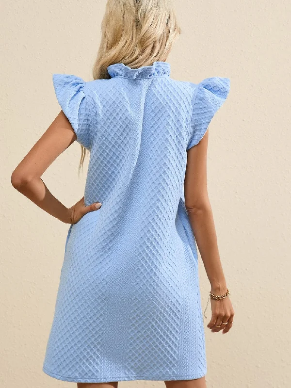 Boho Mini Dress Trendy Mini Dress with Belt