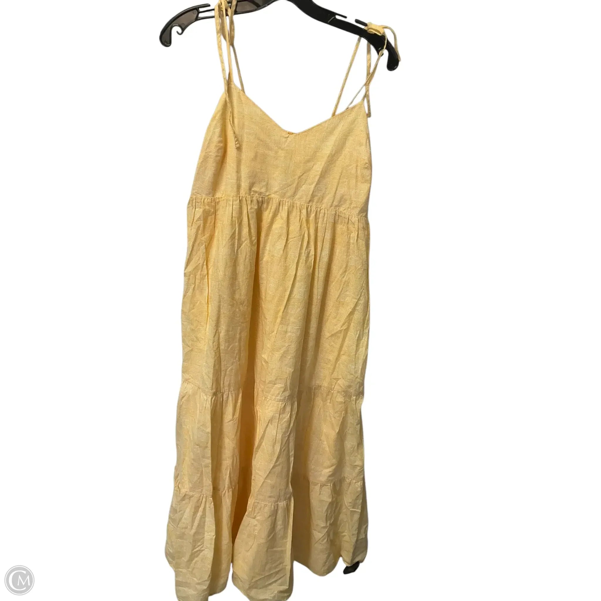 Dress Casual Maxi By The Nines In Yellow, Size: Xs Tunics Polka dots