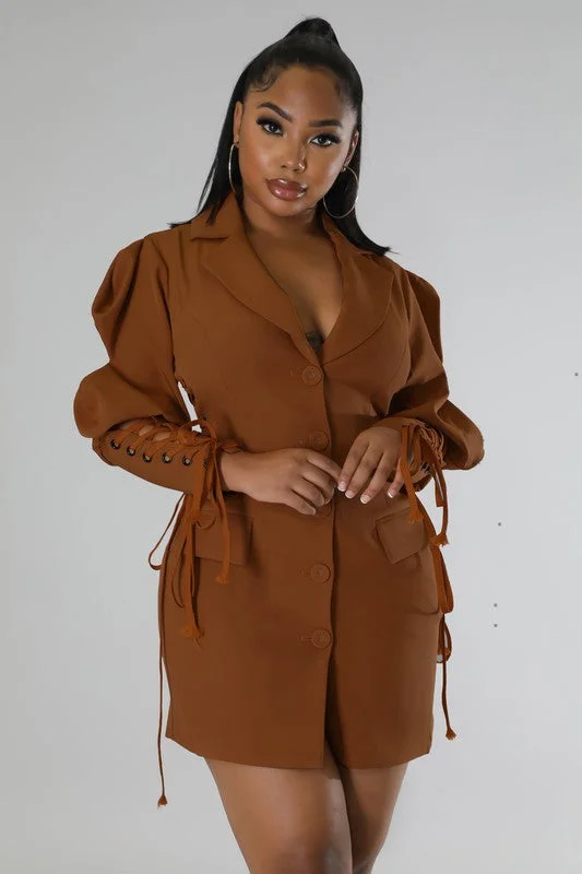 TOSEXY SUIT STYLE MINI DRESS Classic Black Mini Dress