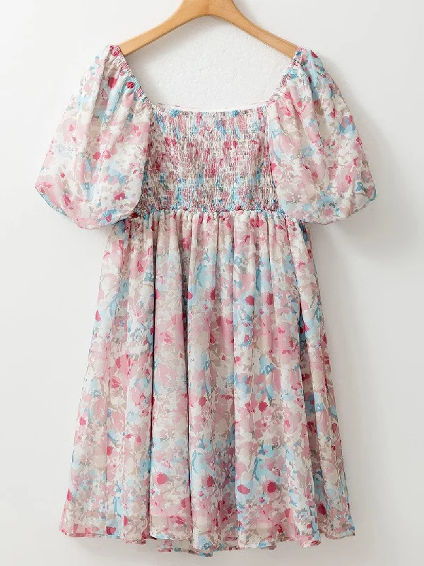 Cute Mini Dress for Spring/Summer Classic Solid Mini Dress