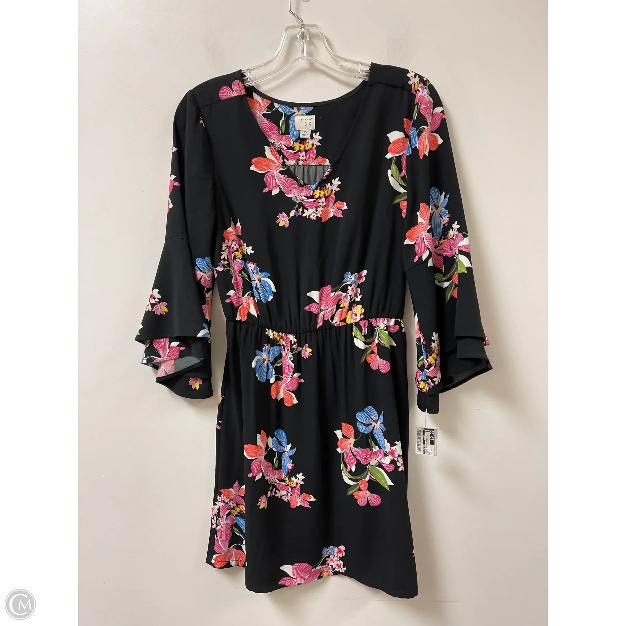 Dress Casual Short By A New Day In Black, Size: Xs Tunics Fashionable chic
