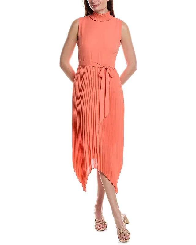 Nanette Nanette Lepore Crepe Chiffon Maxi Dress Tunics Trendy modern