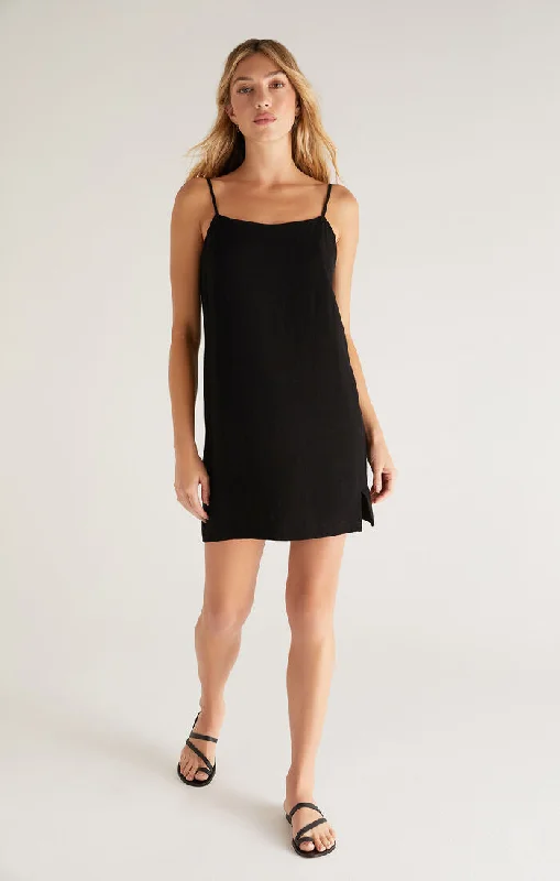 Raelyn Linen Mini Dress Fashionable Polka Dot Mini Dress