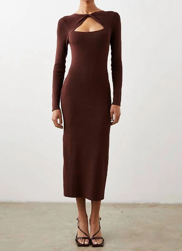 Neve Dress In Burgundy Lurex Tunics Timeless classic