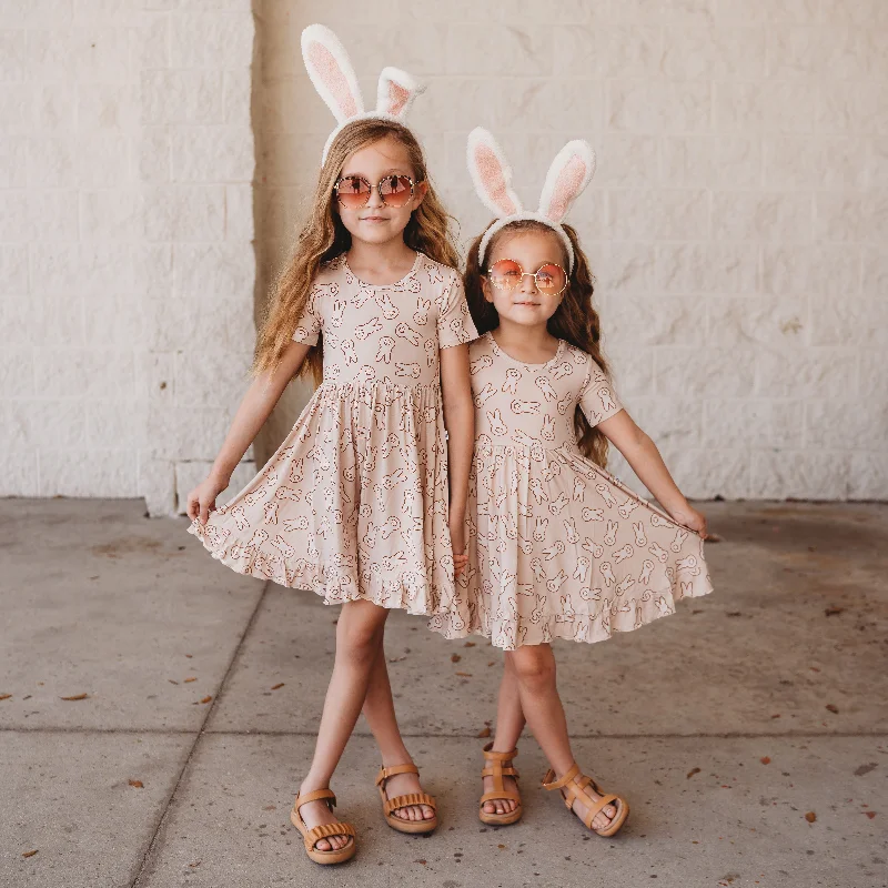 BUNNY TAILS DREAM RUFFLE DRESS Tunics stripes playful