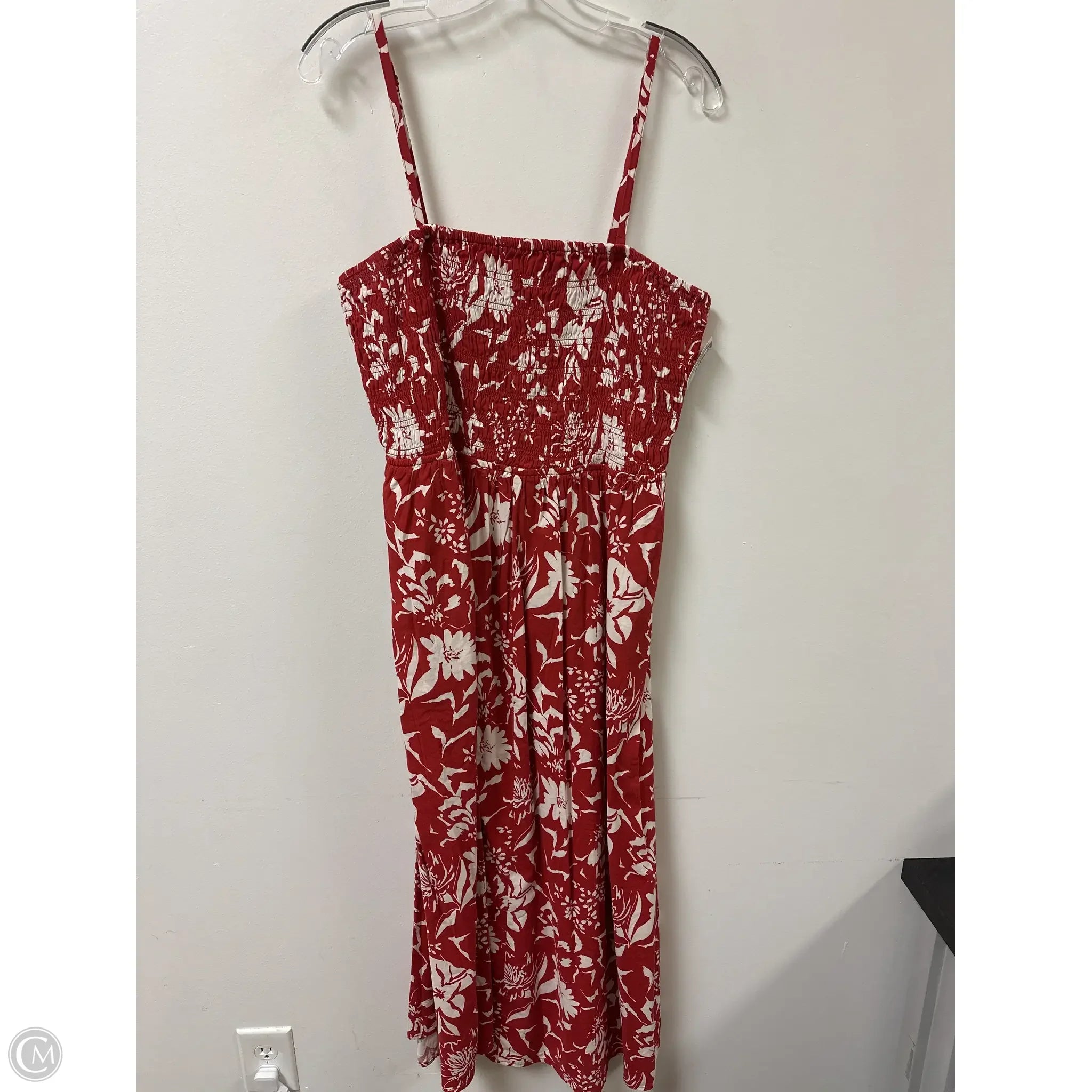 Dress Casual Maxi By Old Navy In Red, Size: Xl Tunics Fashionable chic