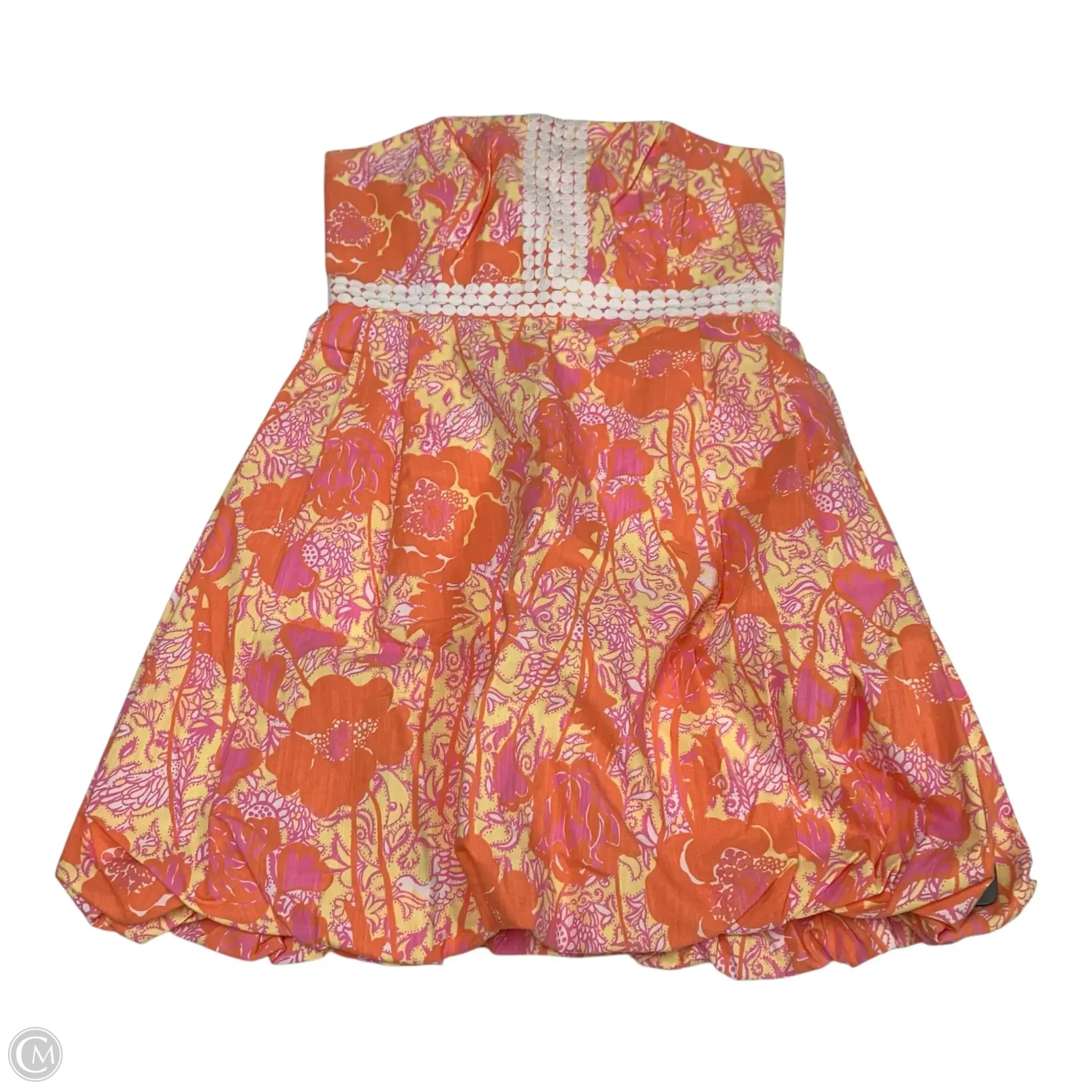 Dress Designer By Lilly Pulitzer In Orange & Yellow, Size: M Tunics Cozy soft