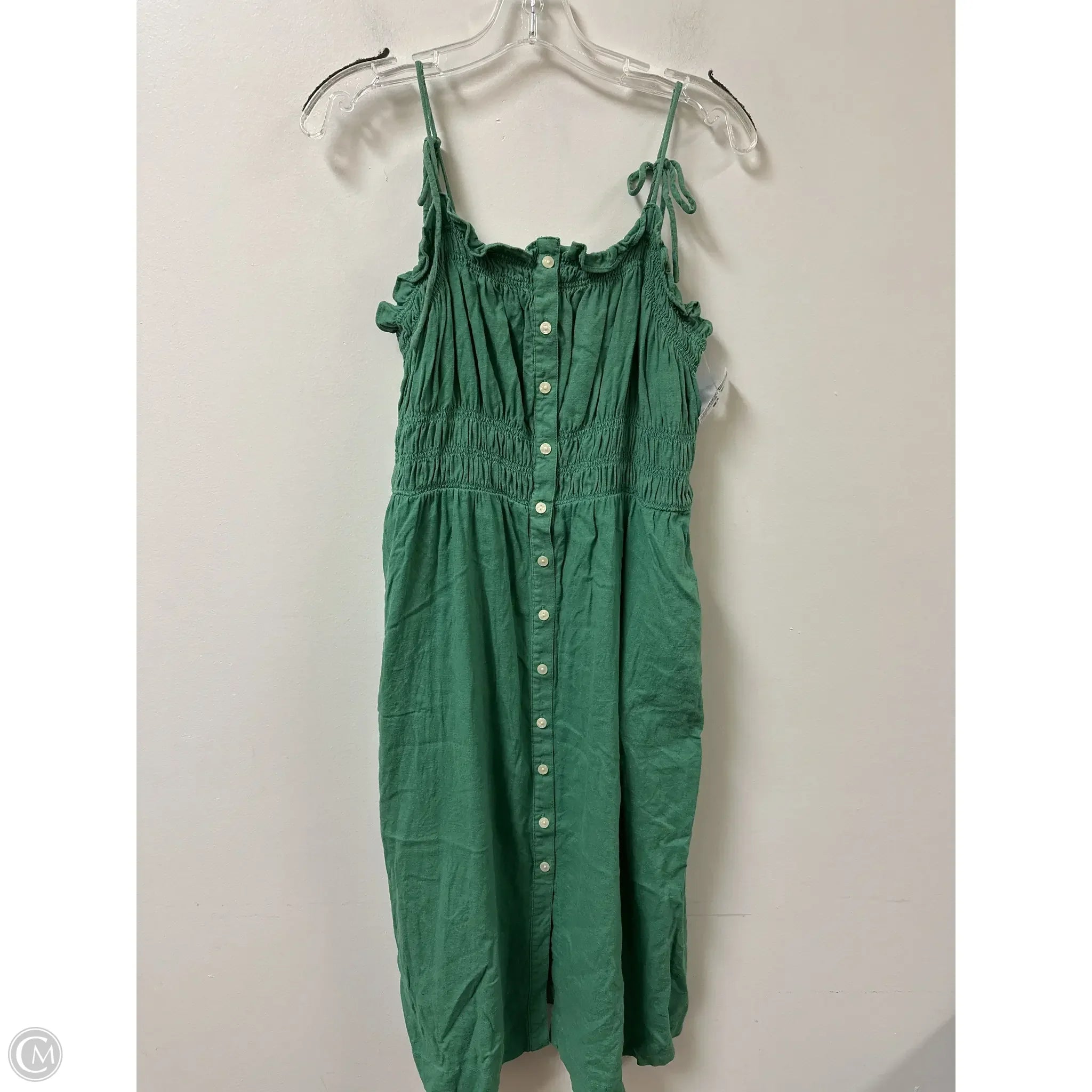 Dress Casual Midi By Universal Thread In Green, Size: L Tunics Chic elegant