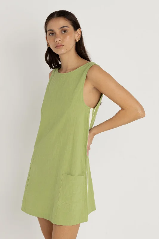 Hanalei Mini Dress Green Fashionable Lace Mini Dress
