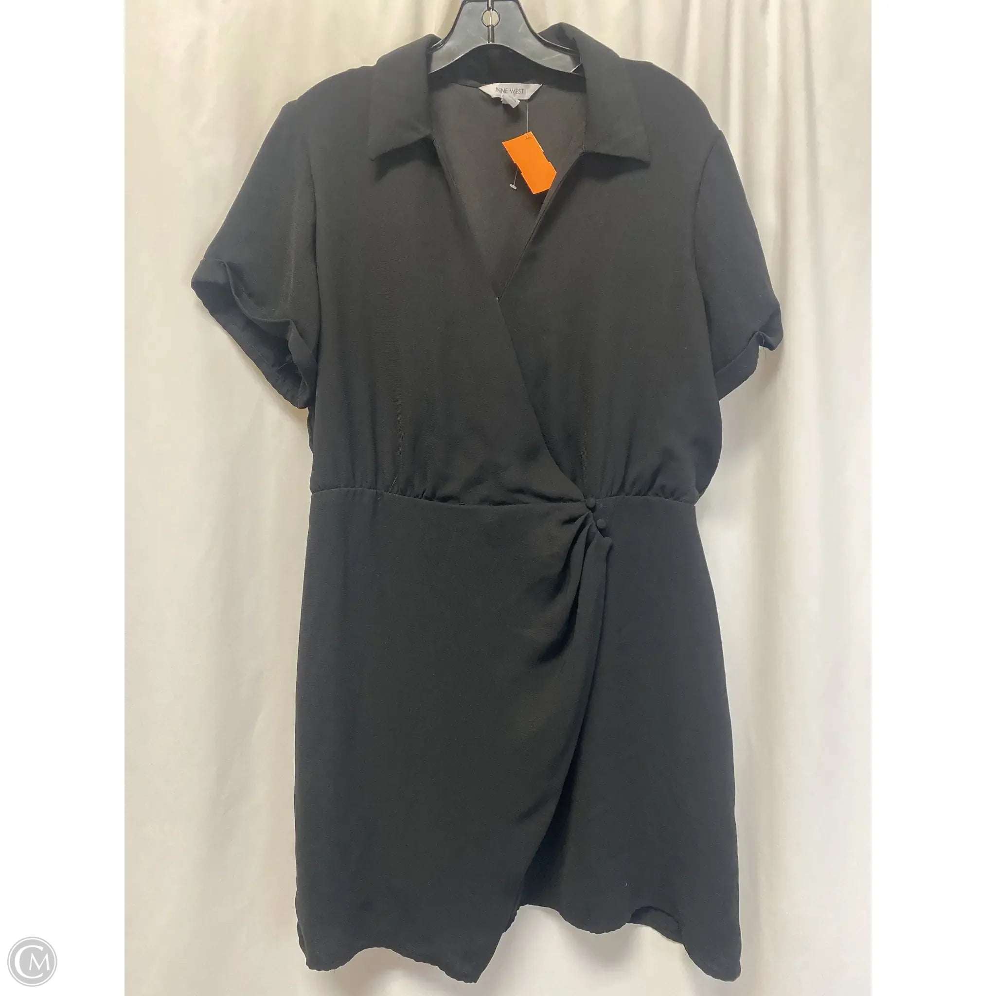 Dress Casual Midi By Nine West In Black, Size: Xl Tunics Cozy comfortable