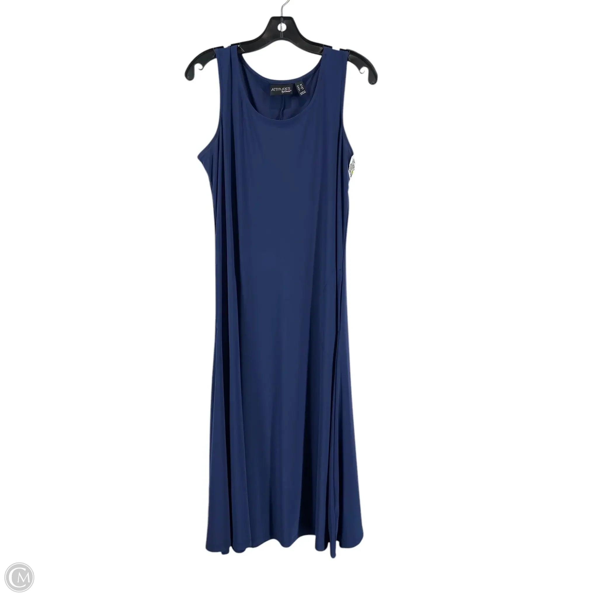 Dress Casual Maxi By Attitude In Navy, Size: M Tunics Vintage classic