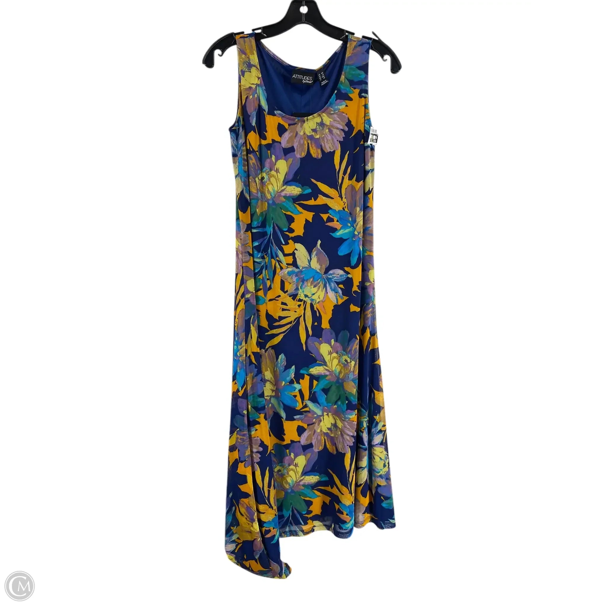 Dress Casual Maxi By Attitude In Multi-colored, Size: M Tunics Handmade artisanal