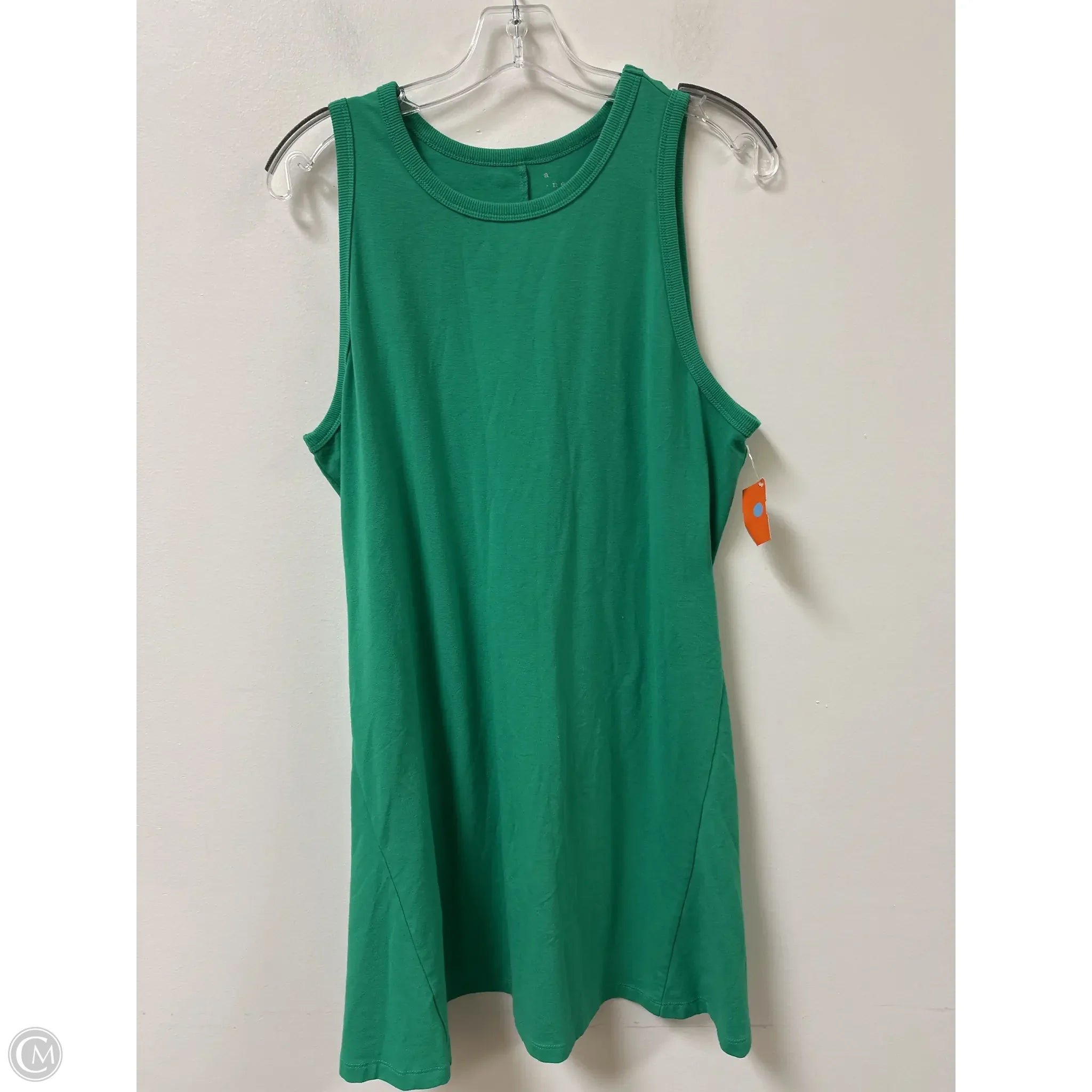 Dress Casual Short By A New Day In Green, Size: Xl Floral Print girly