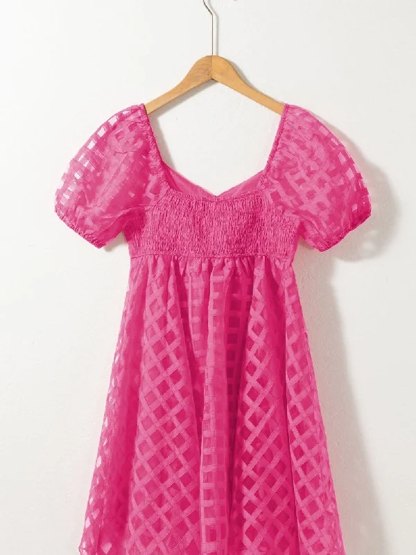 Summer Mini Dress Fashionable Boho-Chic Mini Dress