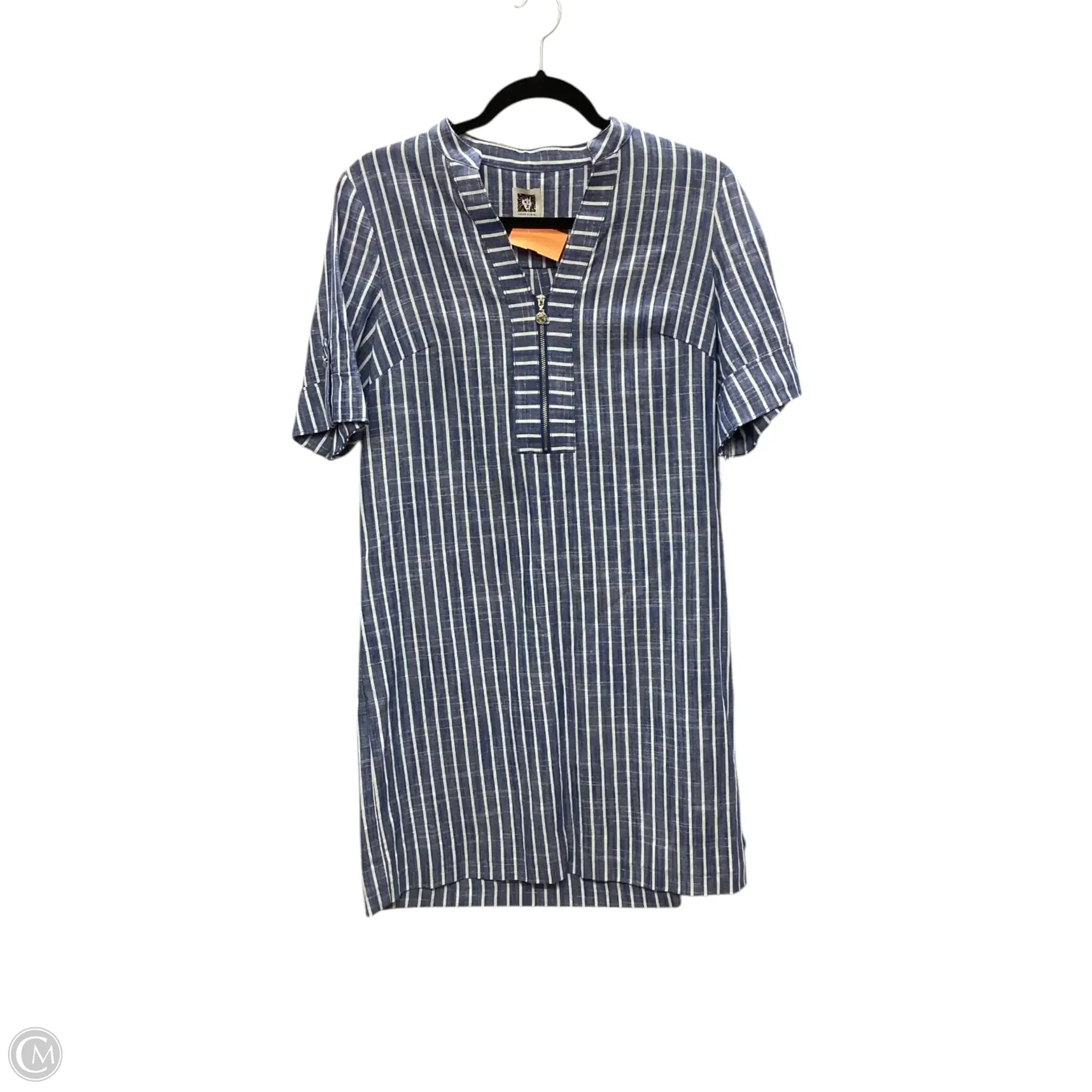 Dress Casual Short By Anne Klein In Blue, Size: 4 Tunics Leisure comfortable