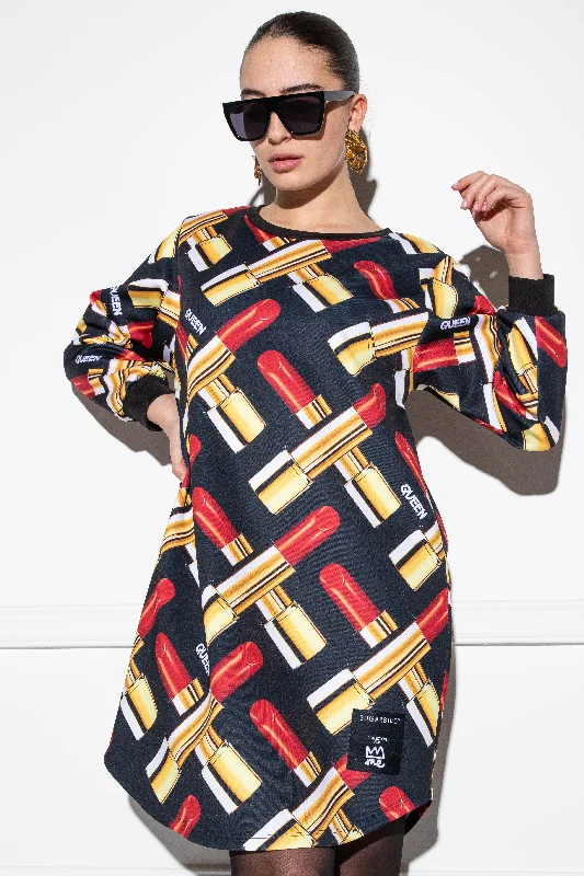 Rosinante Queen & Glam dress Crew Neckline Casual