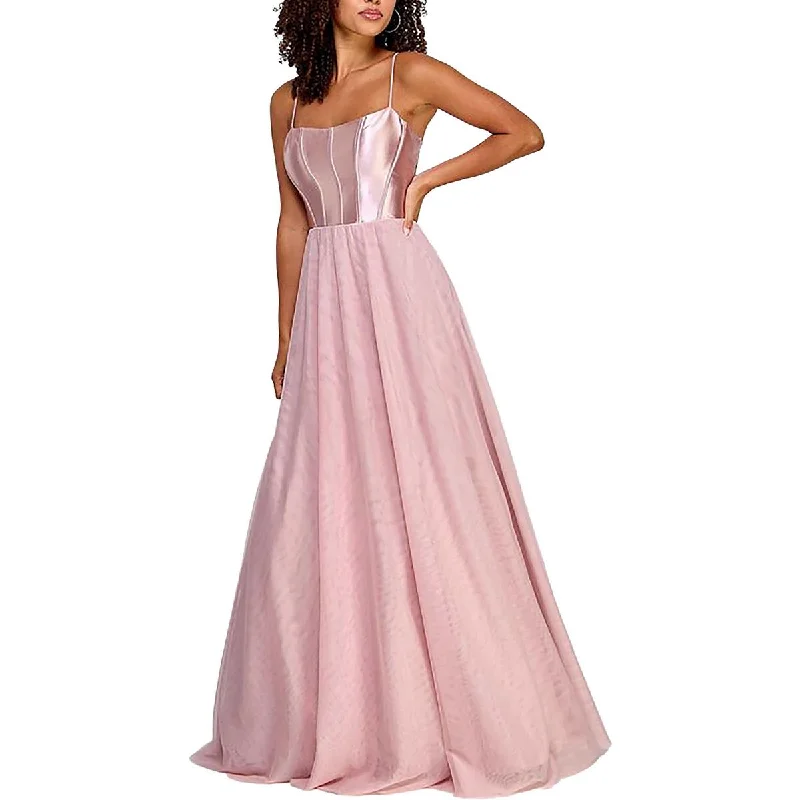 Juniors Womens Corset Seamed Lace Back Evening Dress Tunics Travel practical