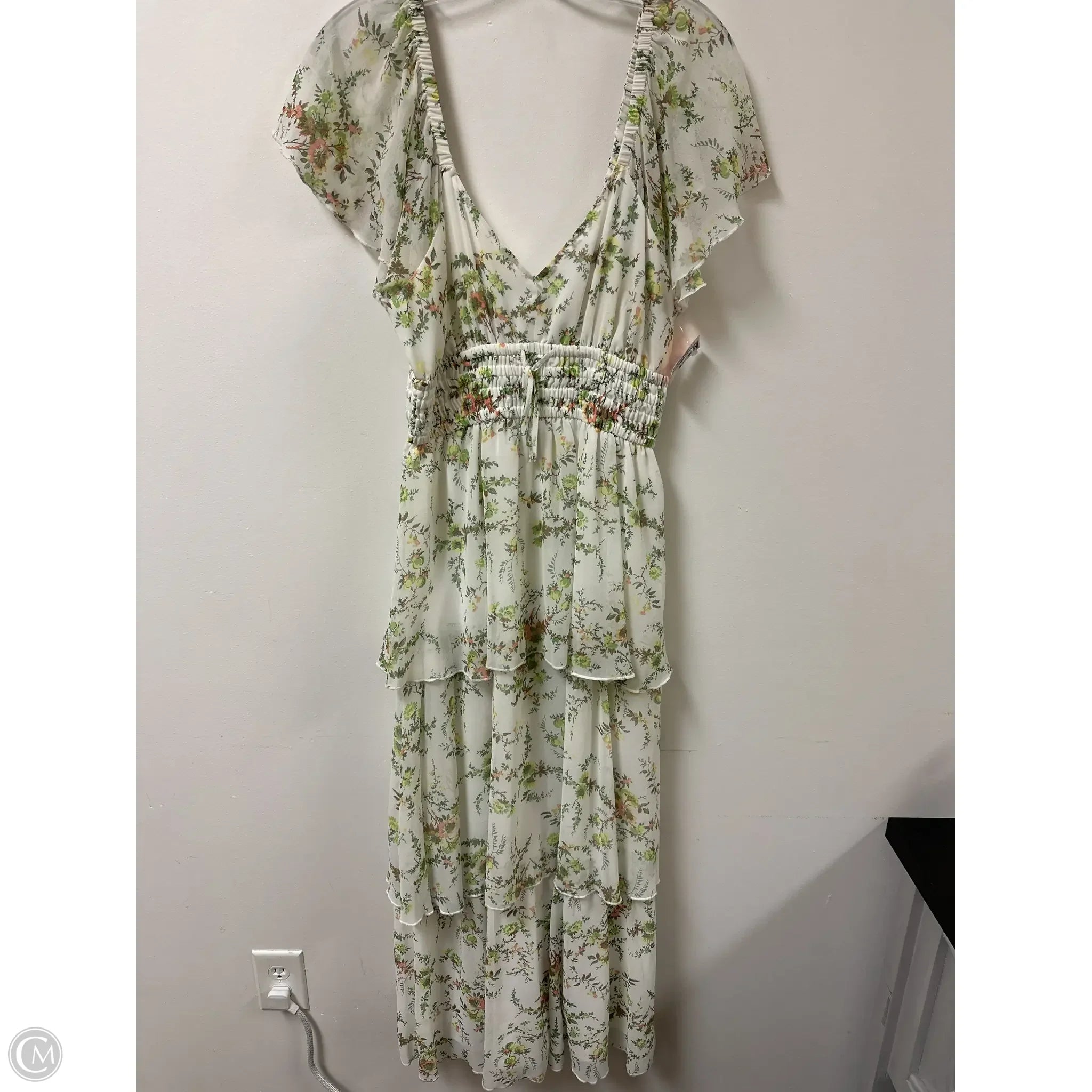 Dress Casual Maxi By Chelsea 28 In Floral Print, Size: M Tunics Custom made
