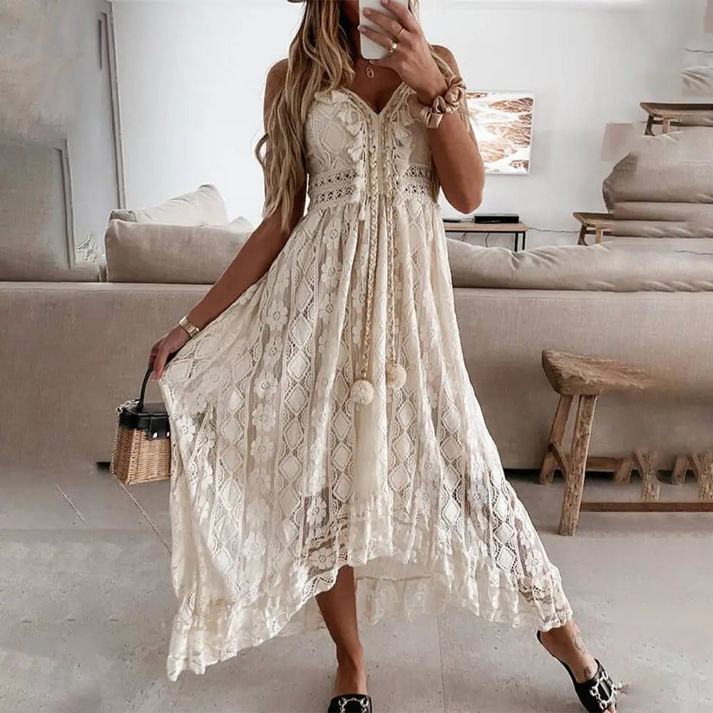 Camis Dress for Women Vestido Evening Dress Korean Vintage Summer Elegant Beach Bohemian Long Dresses for Female Clothing Tunics Plaid country Camis Dress for Women Vestido Evening Dress Korean Vintage Summer Elegant Beach Bohemian Long Dresses for Female Clothing Tunics Plaid country