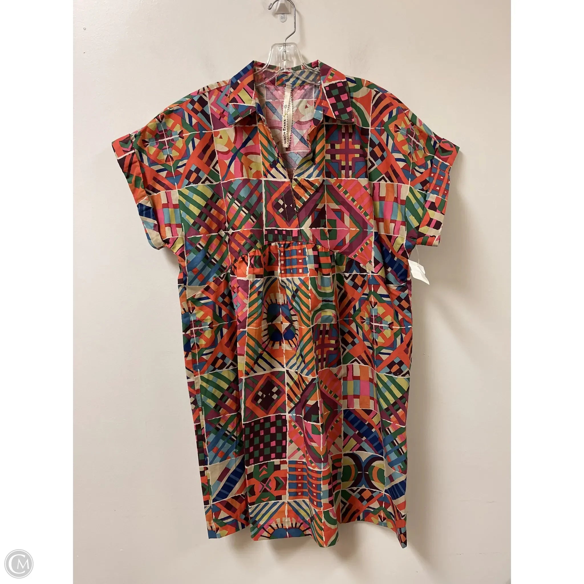 Dress Casual Midi By Uncle Frank In Multi-colored, Size: L Tunics Trendy modern