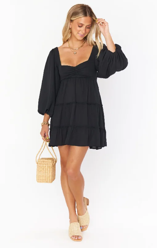 Mandi Mini Dress Trendy Mini Dress with Belt