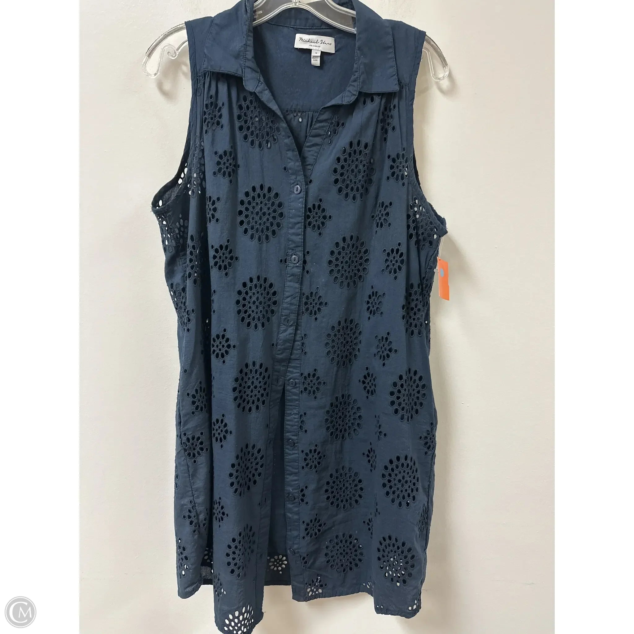 Dress Casual Midi By Michael Stars In Navy, Size: M Tunics Yoga stretchy