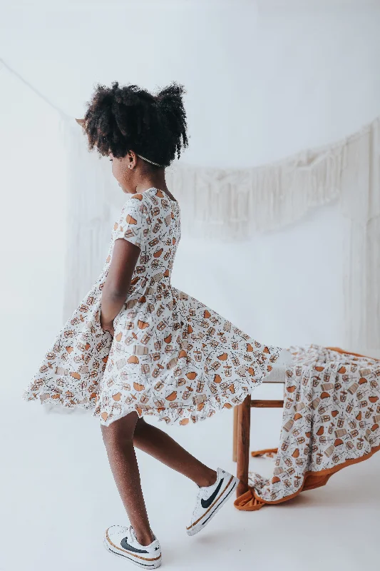 RISE AND GRIND DREAM RUFFLE DRESS Cowl Neckline Elegant