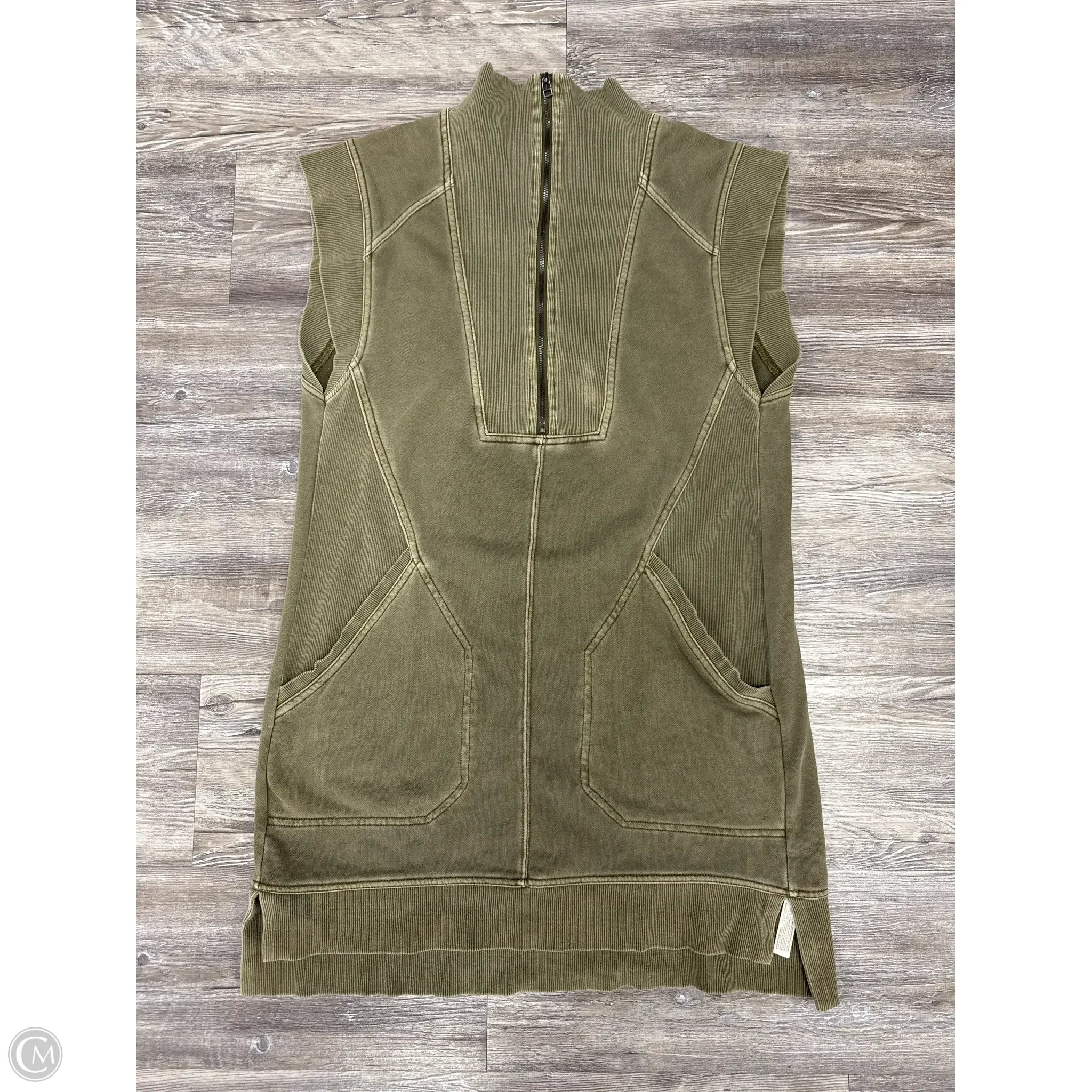 Dress Casual Short By Daily Practice By Anthropologie In Green, Size: M Tunics Luxurious high-end