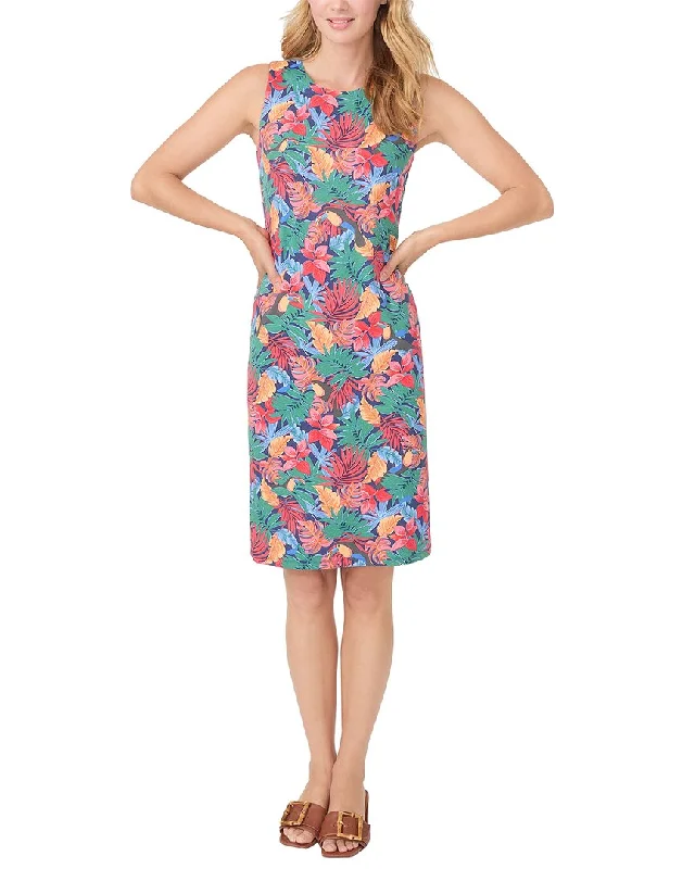 J.McLaughlin Palm Pop Sophia Dress Tunics Practical easy-care