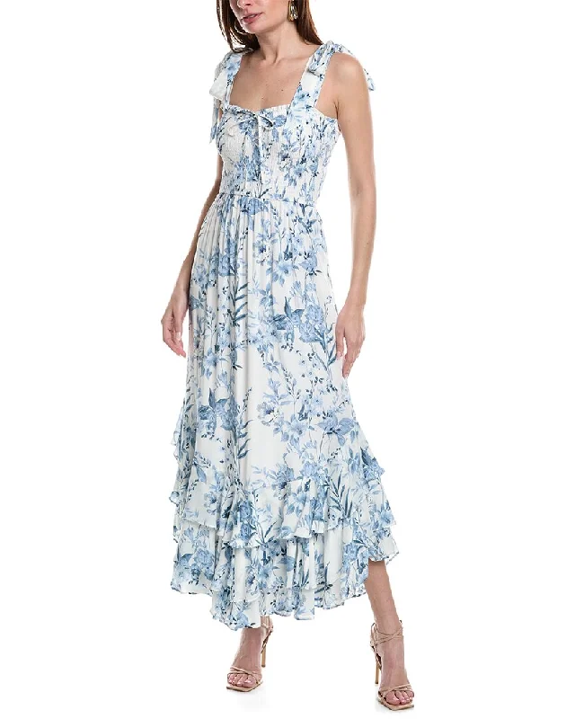 YUMI KIM Trisha Maxi Dress Tunics Plaid country