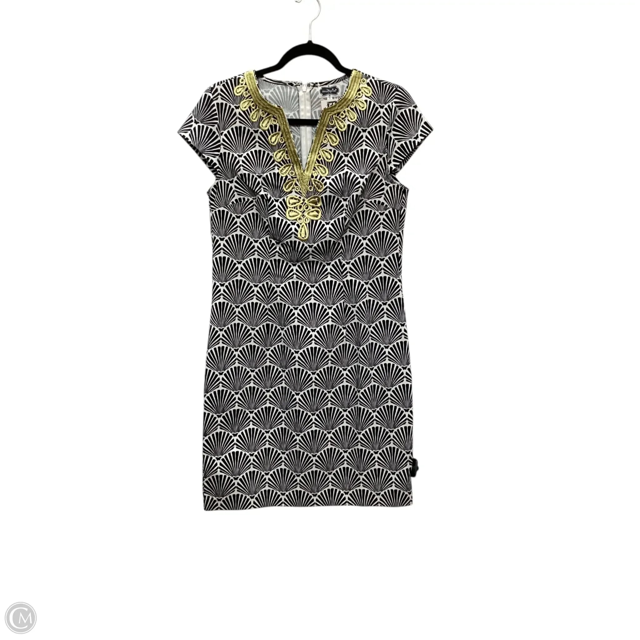 Dress Casual Short By Mudpie In Black & White, Size: S Tunics Running lightweight