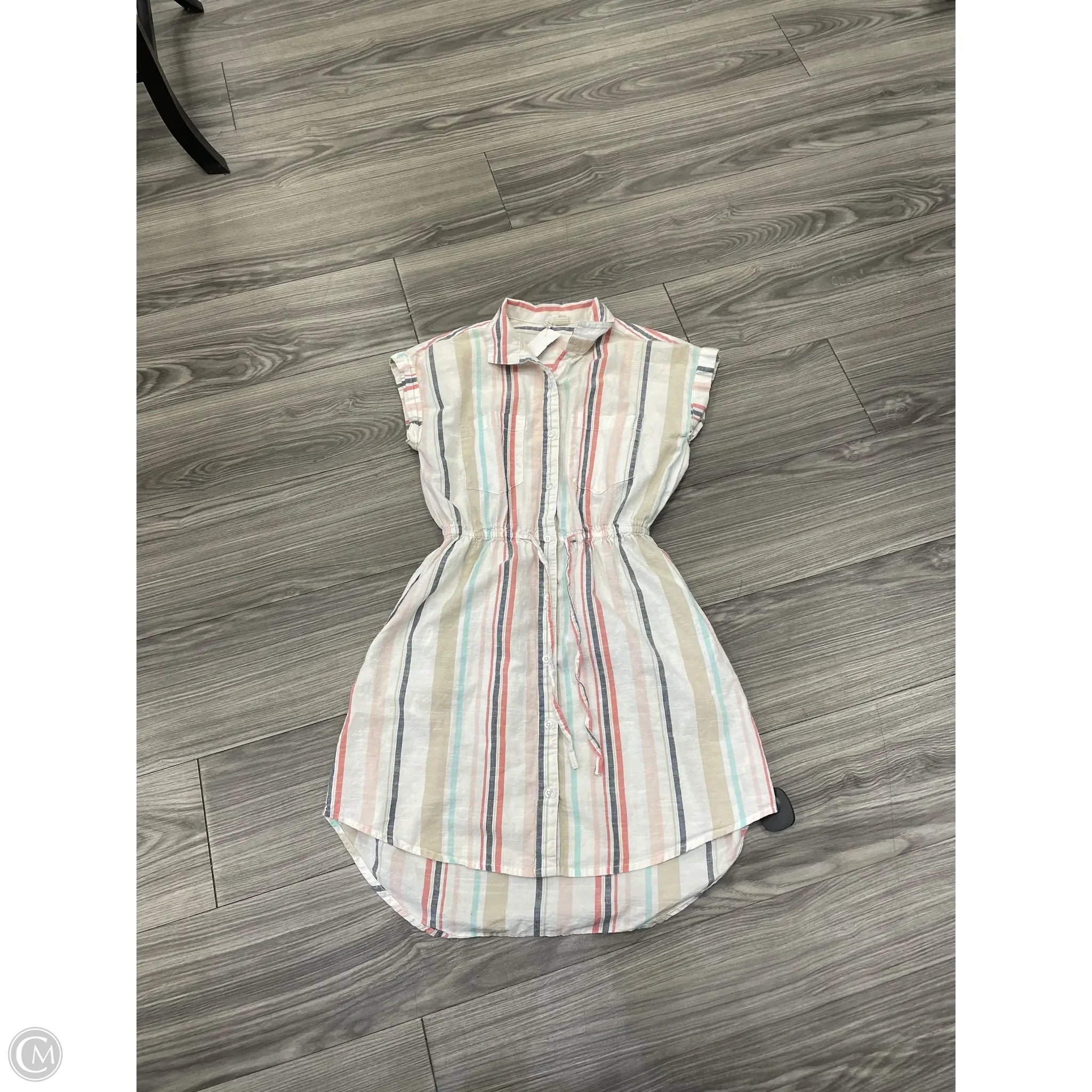 Dress Casual Short By Japna In Striped Pattern, Size: S Elegant Long Evening