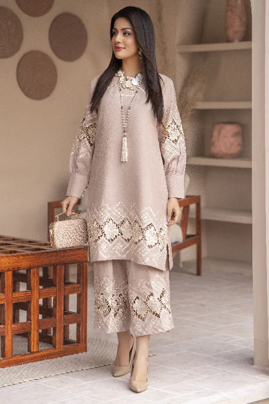 Icy Allure 2pc Winter Dress by Zaiwa IAZ2 Boatneck Modish Everyday