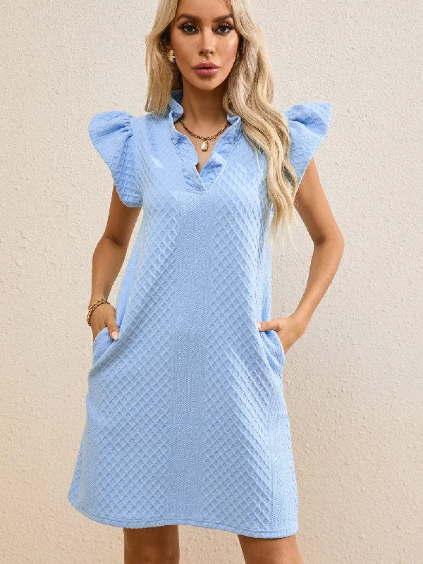 Versatile Mini Dress Chic Bohemian Mini Dress